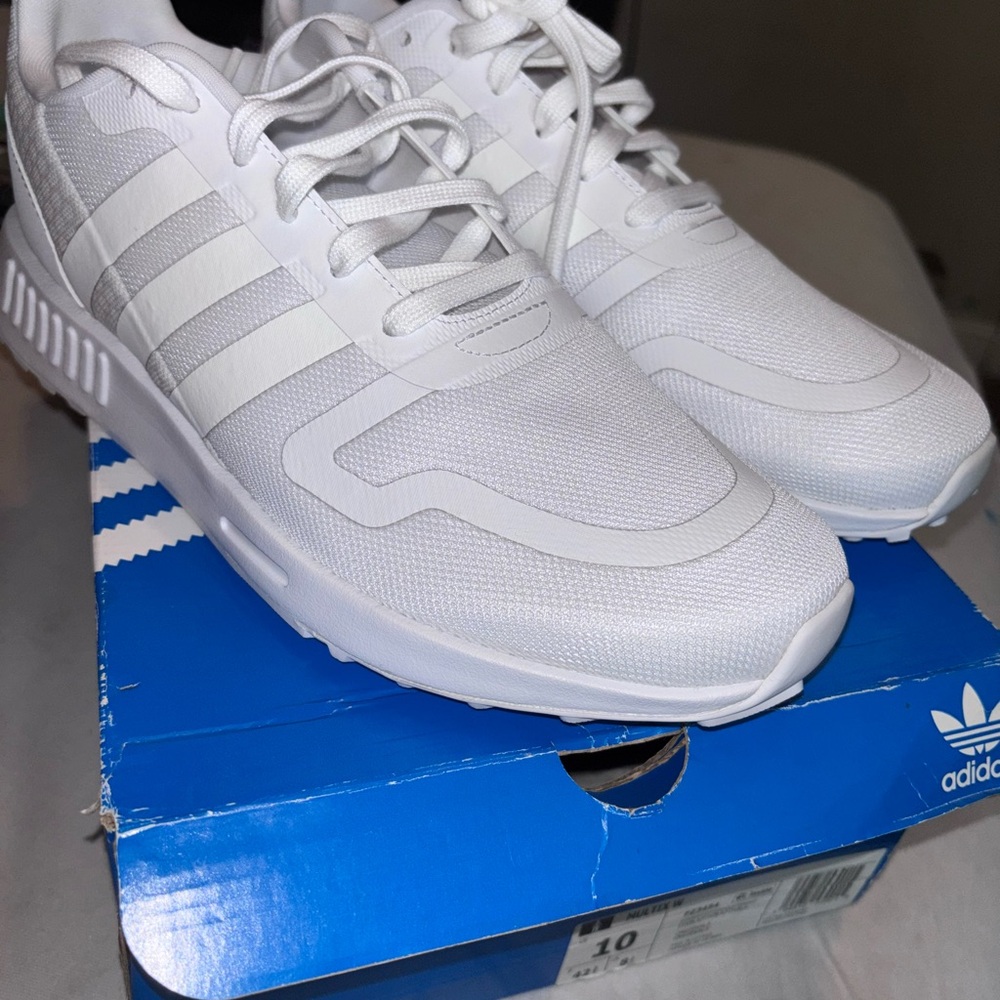Adidas Women White Athletic Sneakers